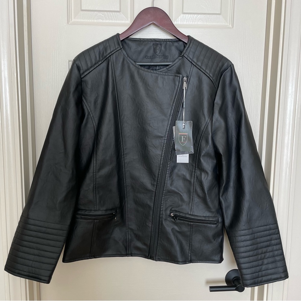 Women’s Fake Ferrari Leather Jacket